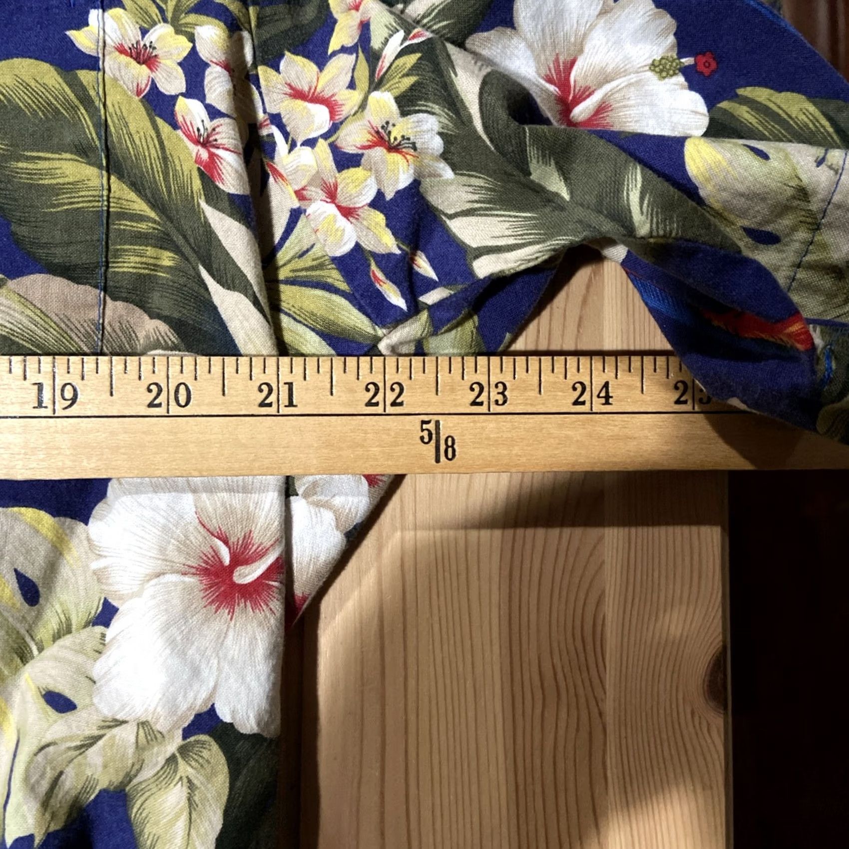 Vintage VINTAGE Hawaii Hawaiian Tropical Shirt Mens L Blue Cotton 100% Button-Up Short Sleeve Floral Cockatoo Macaw Hawaiian Theme Size US L / EU 52-54 / 3 - 3 Thumbnail