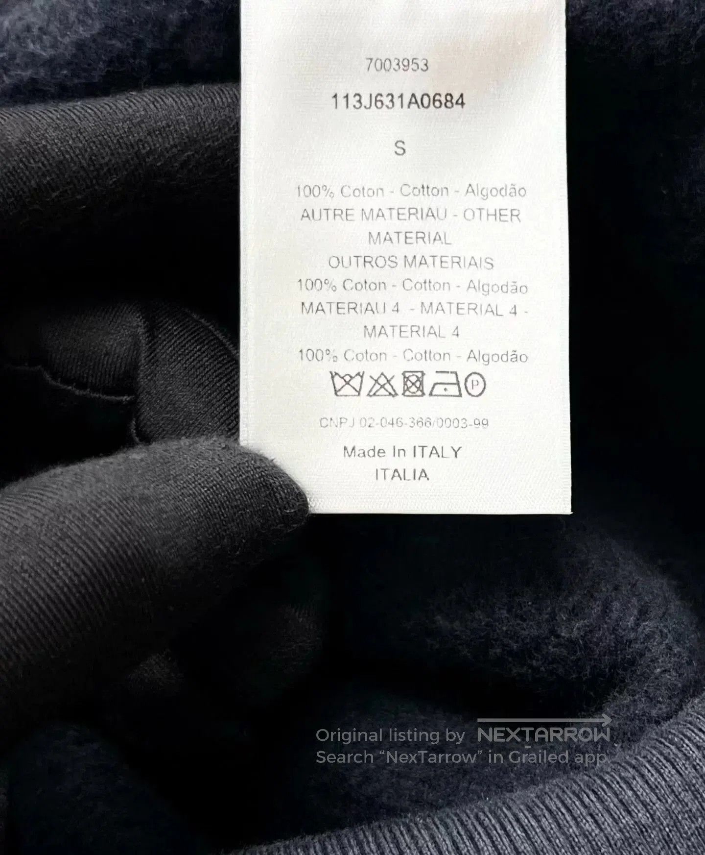 Dior dior oblique embossed logo hoodie sweatshirt. Size US S / EU 44-46 / 1 - 4 Thumbnail