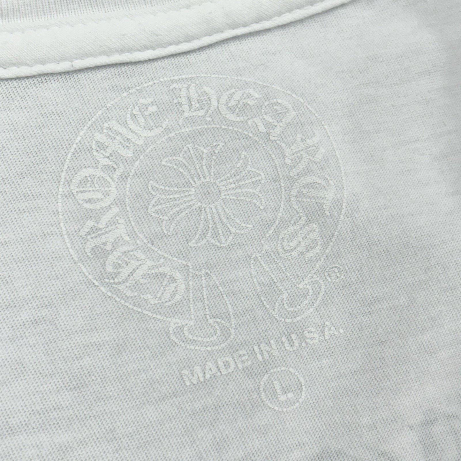 Chrome Hearts Chrome Hearts Boost T-Shirt ' White ' | GREAT CONDITION! Size US L / EU 52-54 / 3 - 11 Thumbnail