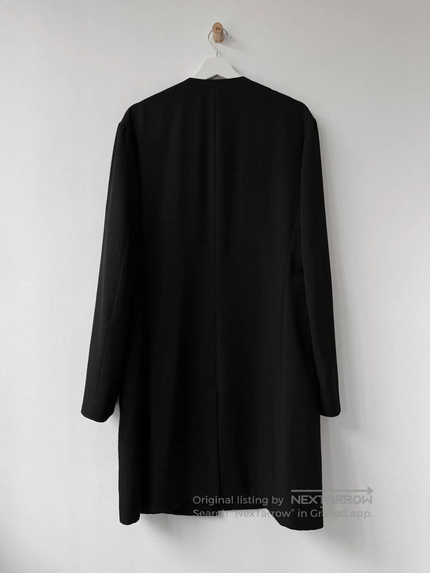 Yohji Yamamoto minimalist black wool coat by yohji yamamoto. Size US M / EU 48-50 / 2 - 5 Thumbnail