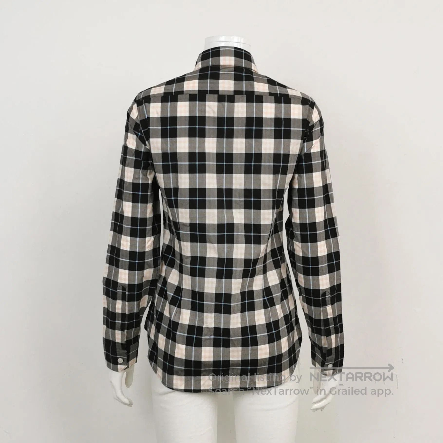 Burberry Burberry Checkered Cotton Button. Size US XS / EU 42 / 0 - 2 Thumbnail