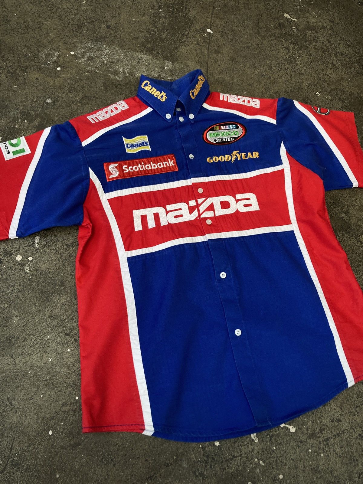 Formula 1 × NASCAR × Vintage Vintage 90s Mazda Speed Racing Shirt Size US M / EU 48-50 / 2 - 3 Thumbnail
