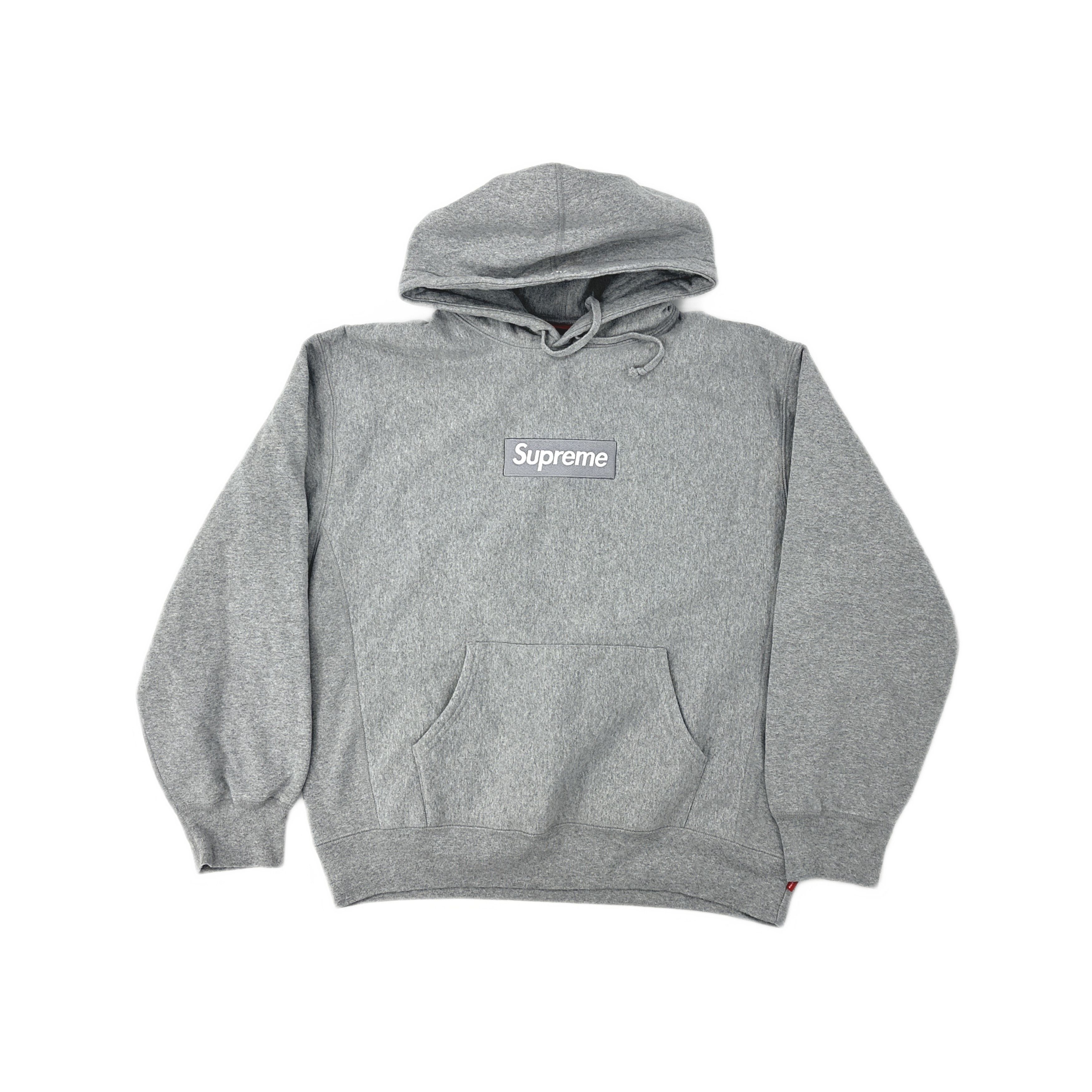 Supreme Supreme Box Logo Crewneck 'Heather Grey' L | Grailed