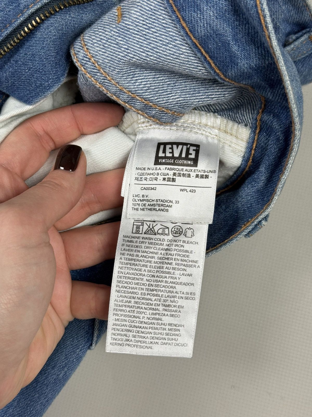 Levi's Vintage Clothing LVC Levi’s Vintage Clothing 684 Orange Tab Flared Jeans Size 26" / US 2 / IT 38 - 15 Thumbnail