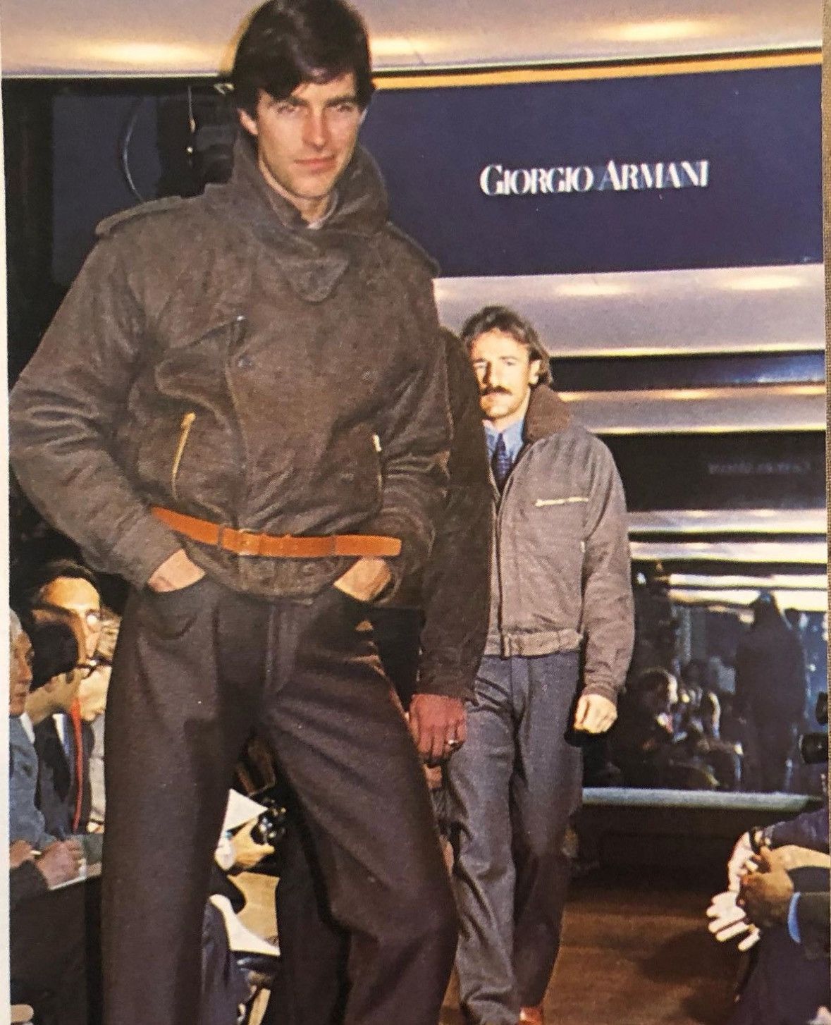 Giorgio Armani Giorgio Armani F/W 1980 Leather Jacket | Grailed