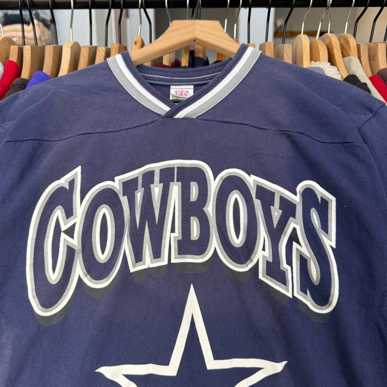 Other Vintage 90s Boys Dallas Cowboys 3/4 Sleeve T-Shirt Size US S / EU 44-46 / 1 - 2 Thumbnail