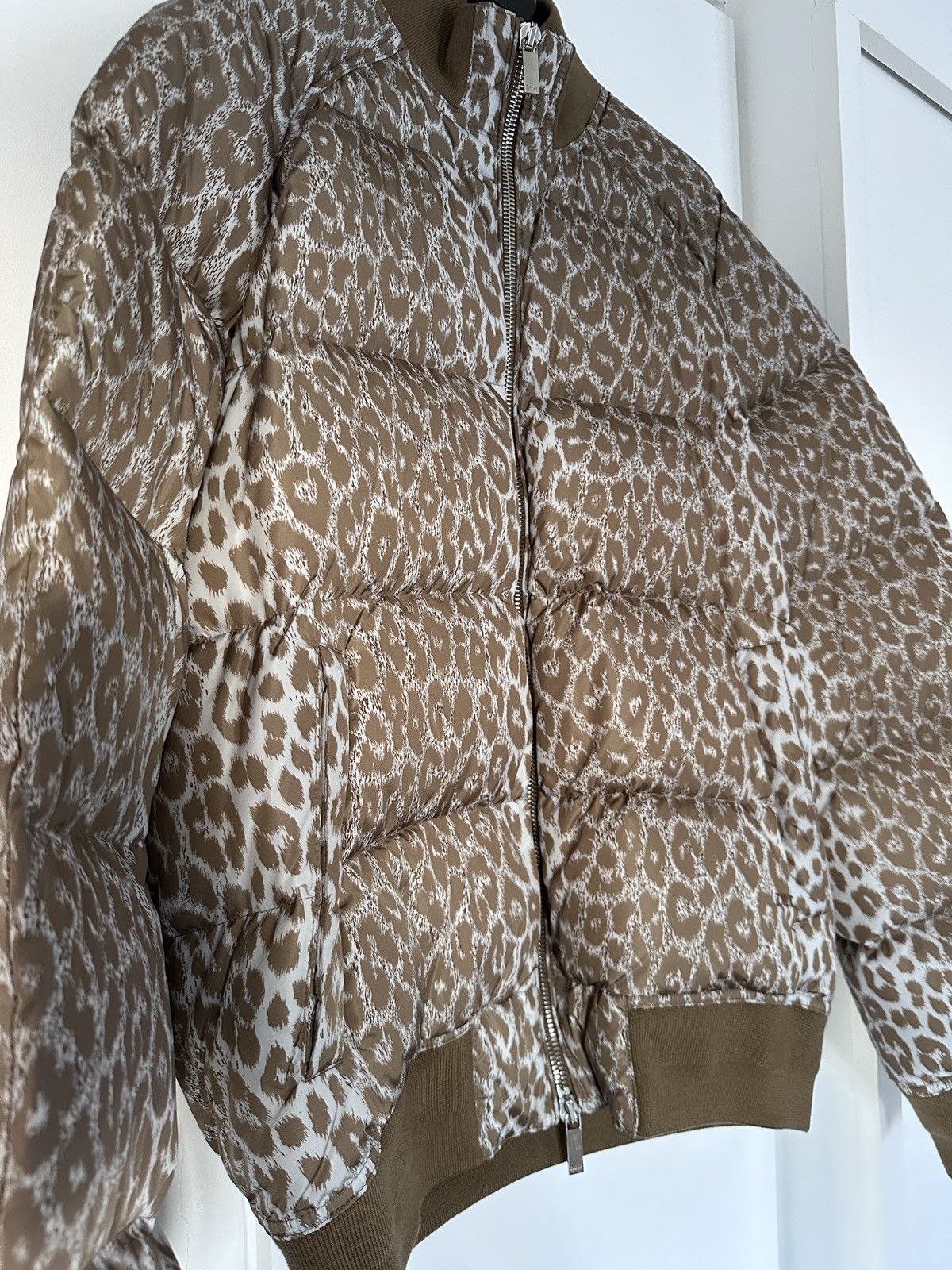 Dior Christian dior leopard men’s bomber down jacket Size US S / EU 44-46 / 1 - 2 Thumbnail