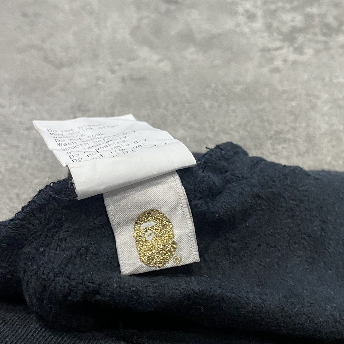 Bape Bape Spellout College Logo Black Jogger Size US 34 / EU 50 - 6 Thumbnail