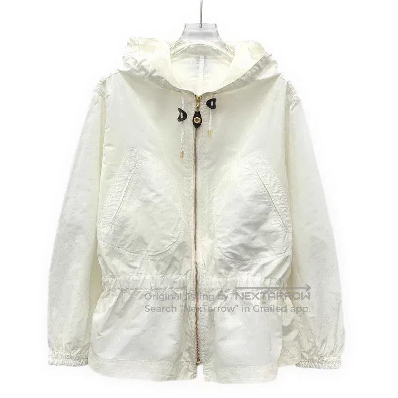 Louis Vuitton Louis Vuitton 25 beige logo dark print full-print hooded d Size XS / US 0-2 / IT 36-38 - 1 Thumbnail