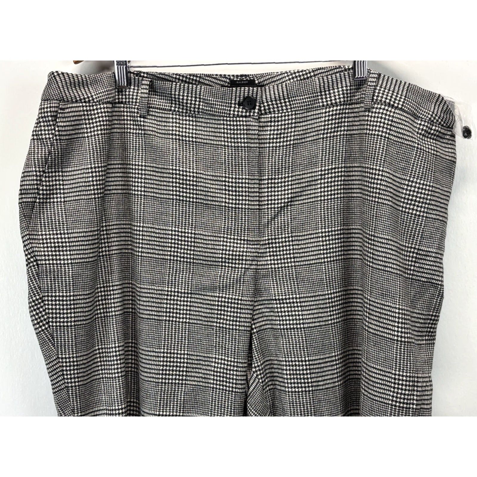 Talbots VINTAGE Talbots Dress Pants Women Plus Size 24W Wool Houndstooth Black White Career Fall Winter Size 42" / US 20 - 2 Thumbnail