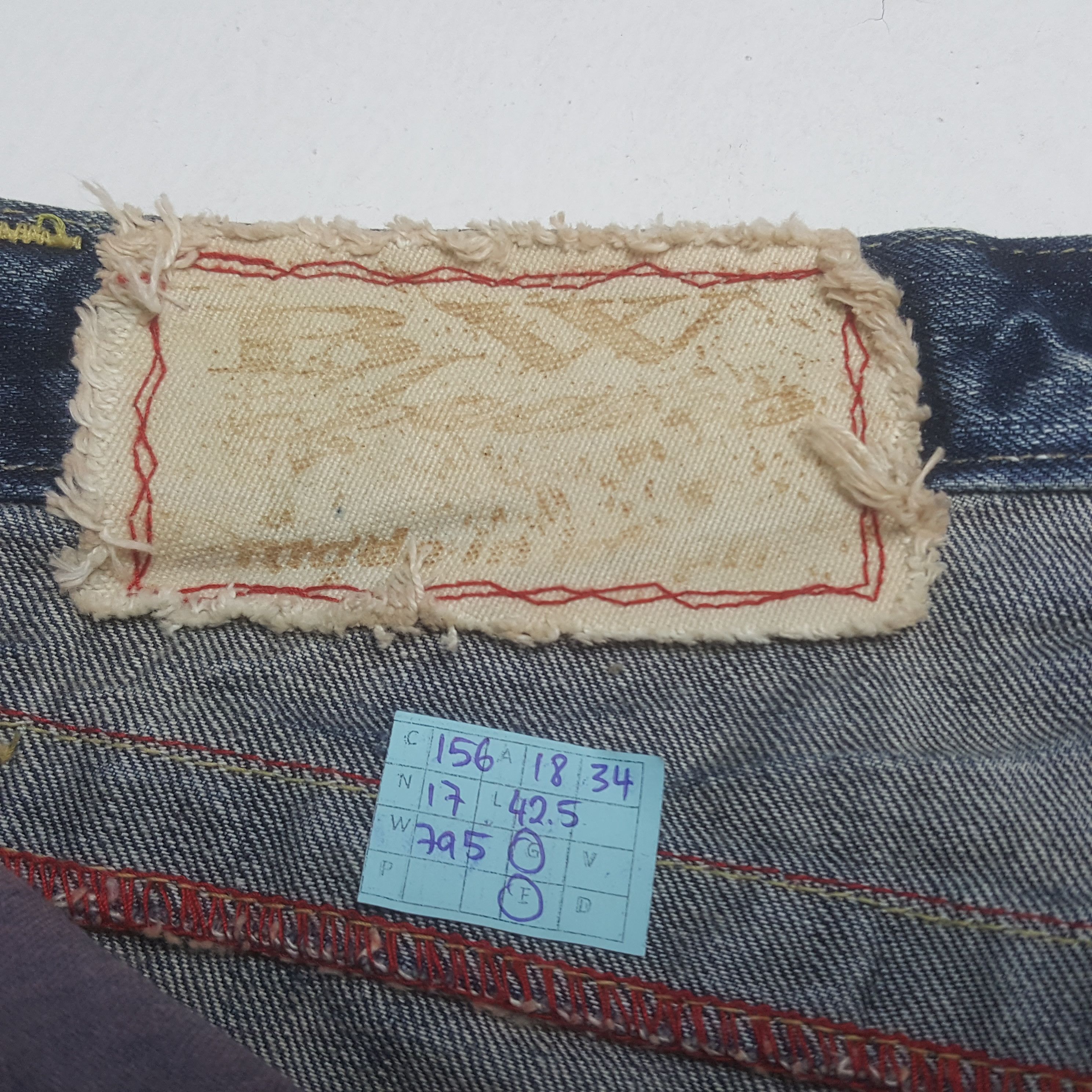 Japanese Brand × Vintage Vintage BW Jeans Nippon Japanese Denim Jeans Size US 36 / EU 52 - 8 Thumbnail