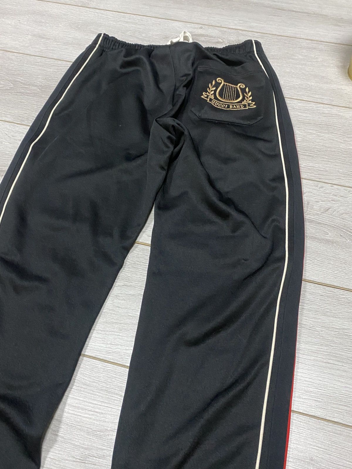 Gucci Gucci red stripes pants big logo pocket ace Size US 32 / EU 48 - 13 Thumbnail