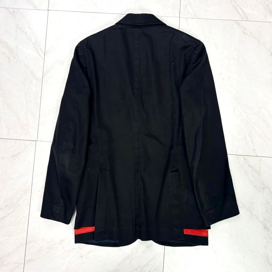 Alexander McQueen Alexander McQueen Bicolor Tailored Jacket Black Red Cotton Size 44 Mens Size US S / EU 44-46 / 1 - 7 Thumbnail