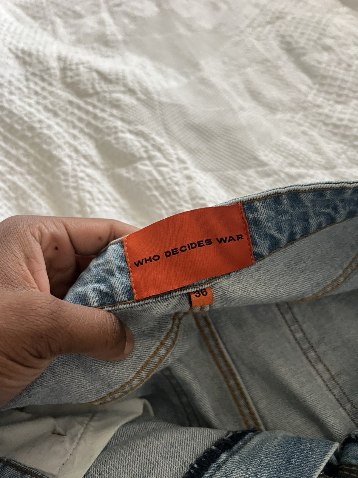 Who Decides War Who Decides War Scripture Jeans size 36 Size US 36 / EU 52 - 8 Thumbnail