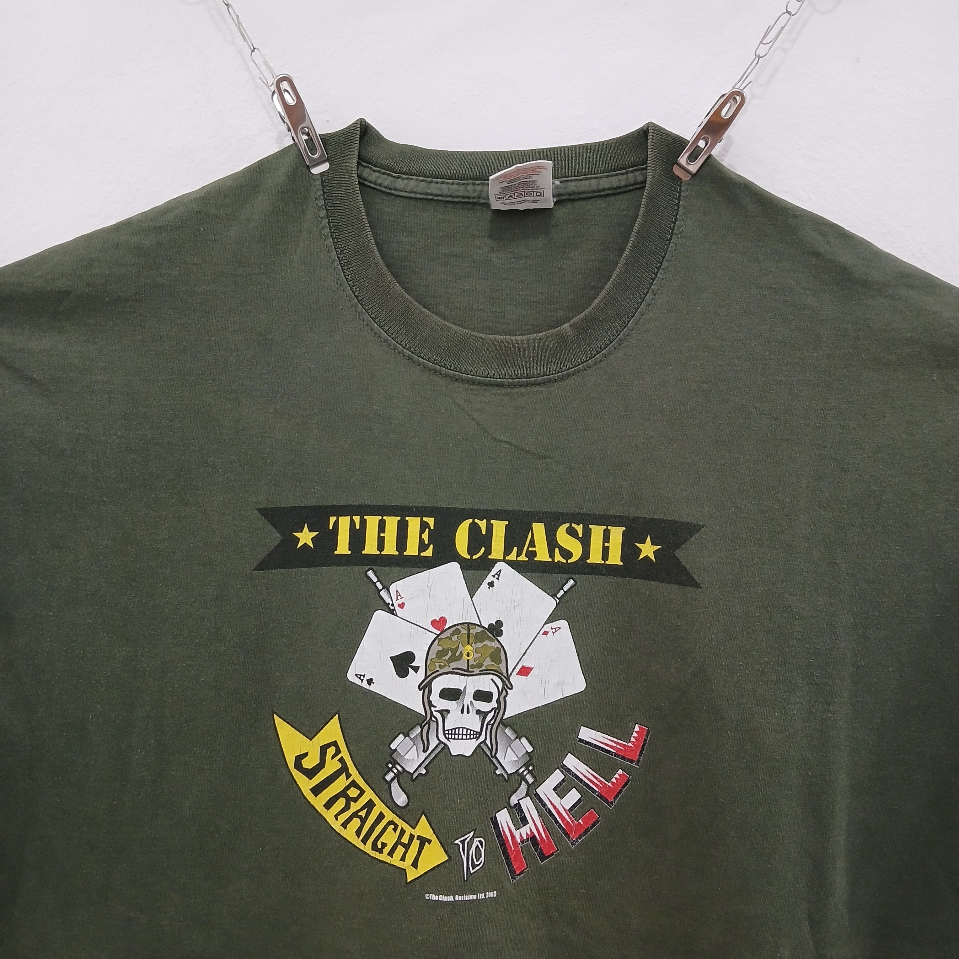 Band Tees THE CLASH Punk Band Vintage Tee 2003 Size US XL / EU 56 / 4 - 3 Thumbnail
