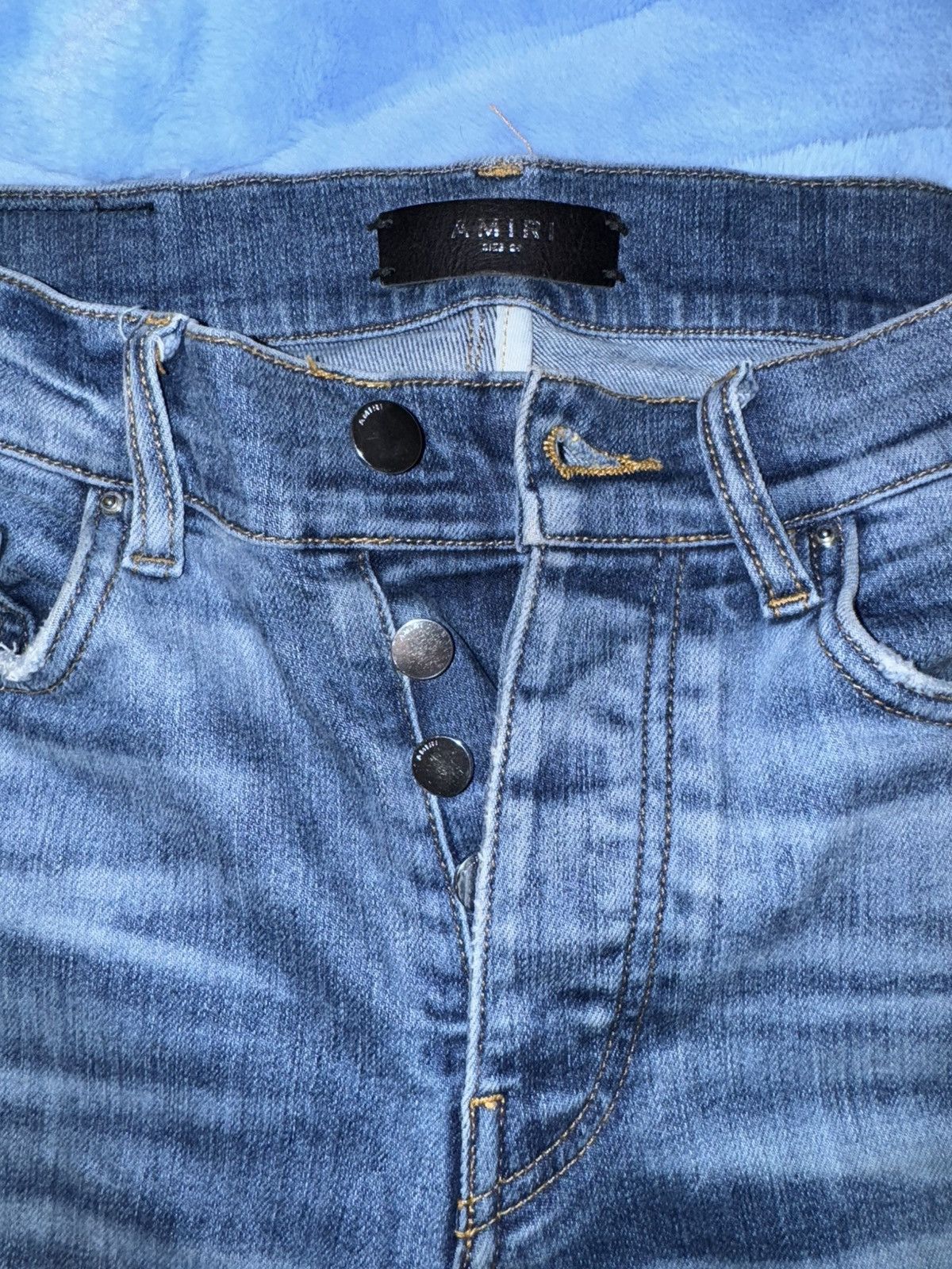 Amiri Amiri Rosebowl Jeans Size US 29 - 2 Thumbnail