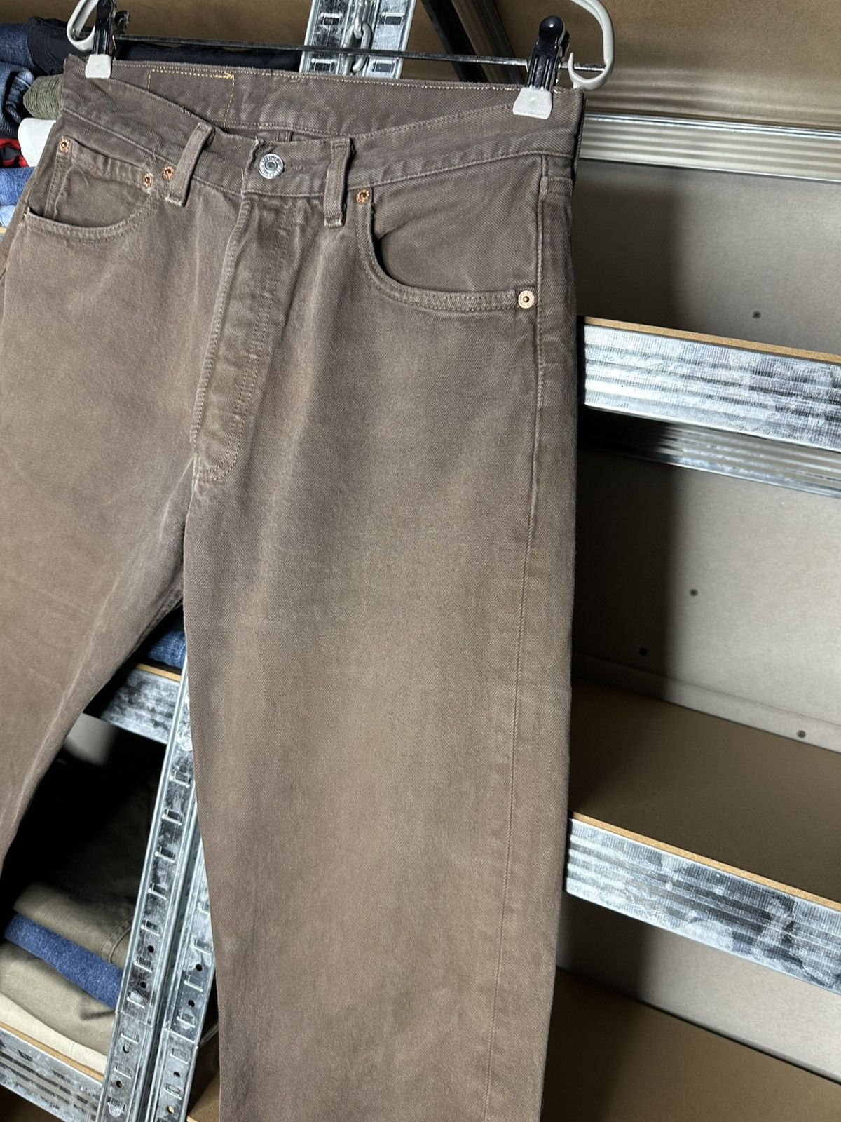 Levi's Vintage Levi’s 501 Jeans Brown USA W32 L30 Straight Pants Size US 32 / EU 48 - 8 Thumbnail