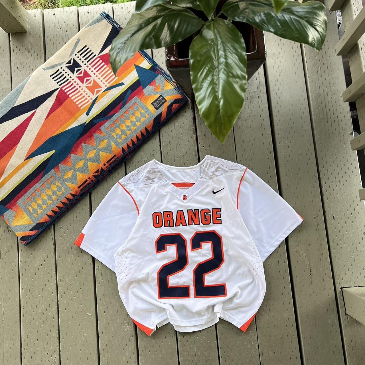 Nike Syracuse Orange Nike Team Game Style Lacrosse Jersey Mens Size US L / EU 52-54 / 3 - 1 Thumbnail