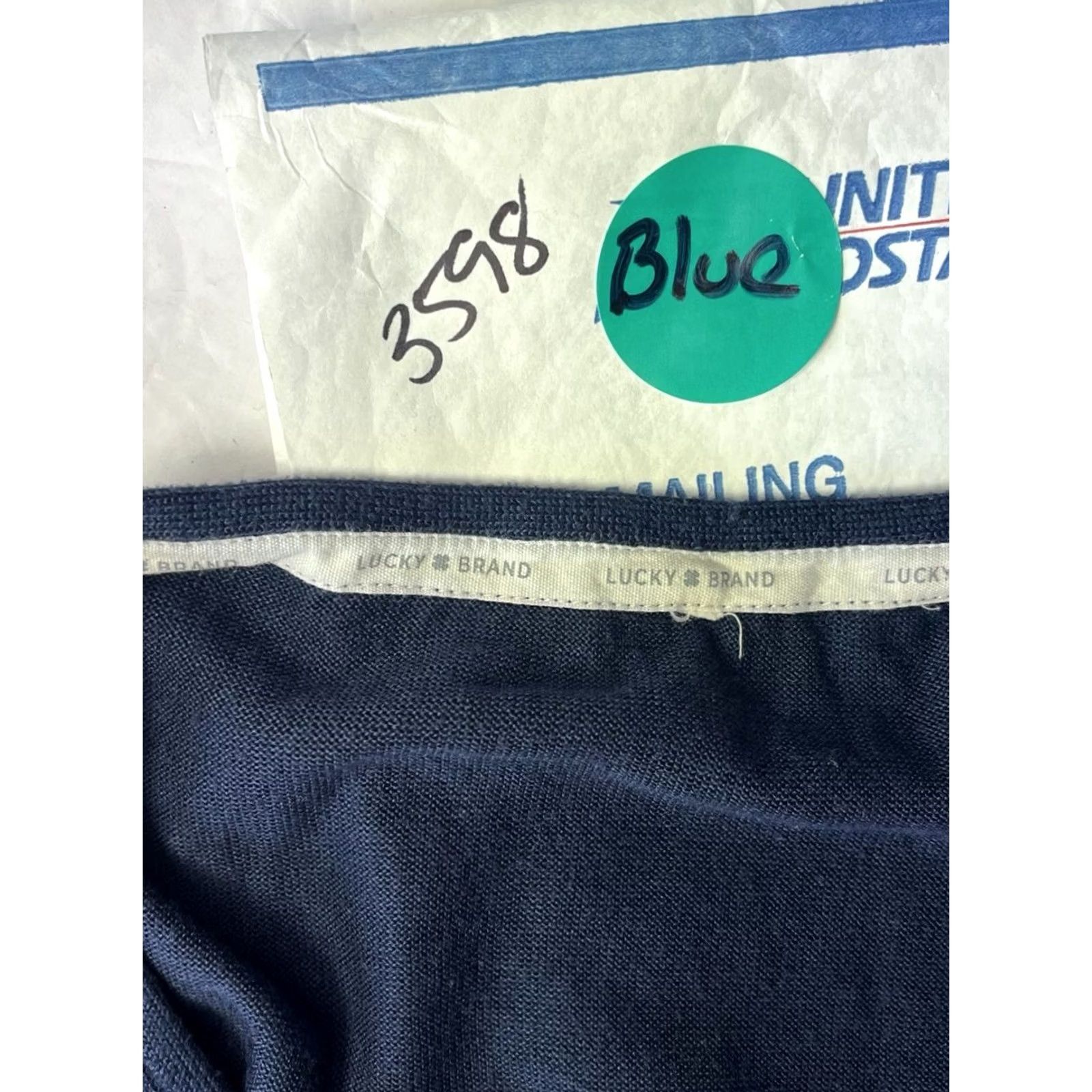 Lucky Brand Lucky Brand Womens Sleeveless Shirt Tank Blue Scoop Neck Cotton Blend M Medium See Pics Size M / US 6-8 / IT 42-44 - 6 Thumbnail