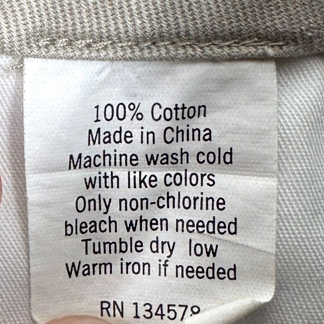 Vineyard Vines Vineyard Vines Pants Mens 35X32 Beige Straight Leg Chino Flat Front EUC Size US 35 - 4 Thumbnail