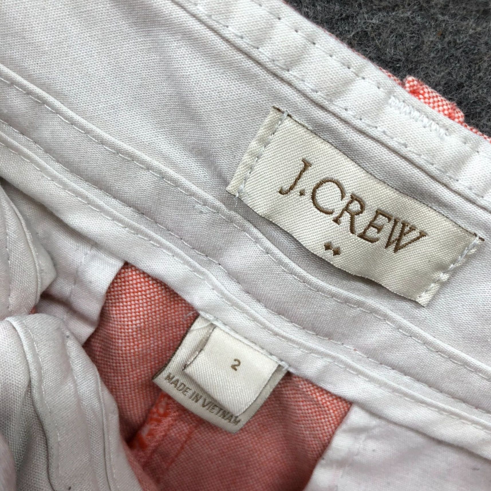 J.Crew J.CREW Short 3'' Oxford Shorts Womens Size 2 Chino Low Rise Cotton Light Pink Size 26" / US 2 / IT 38 - 7 Thumbnail