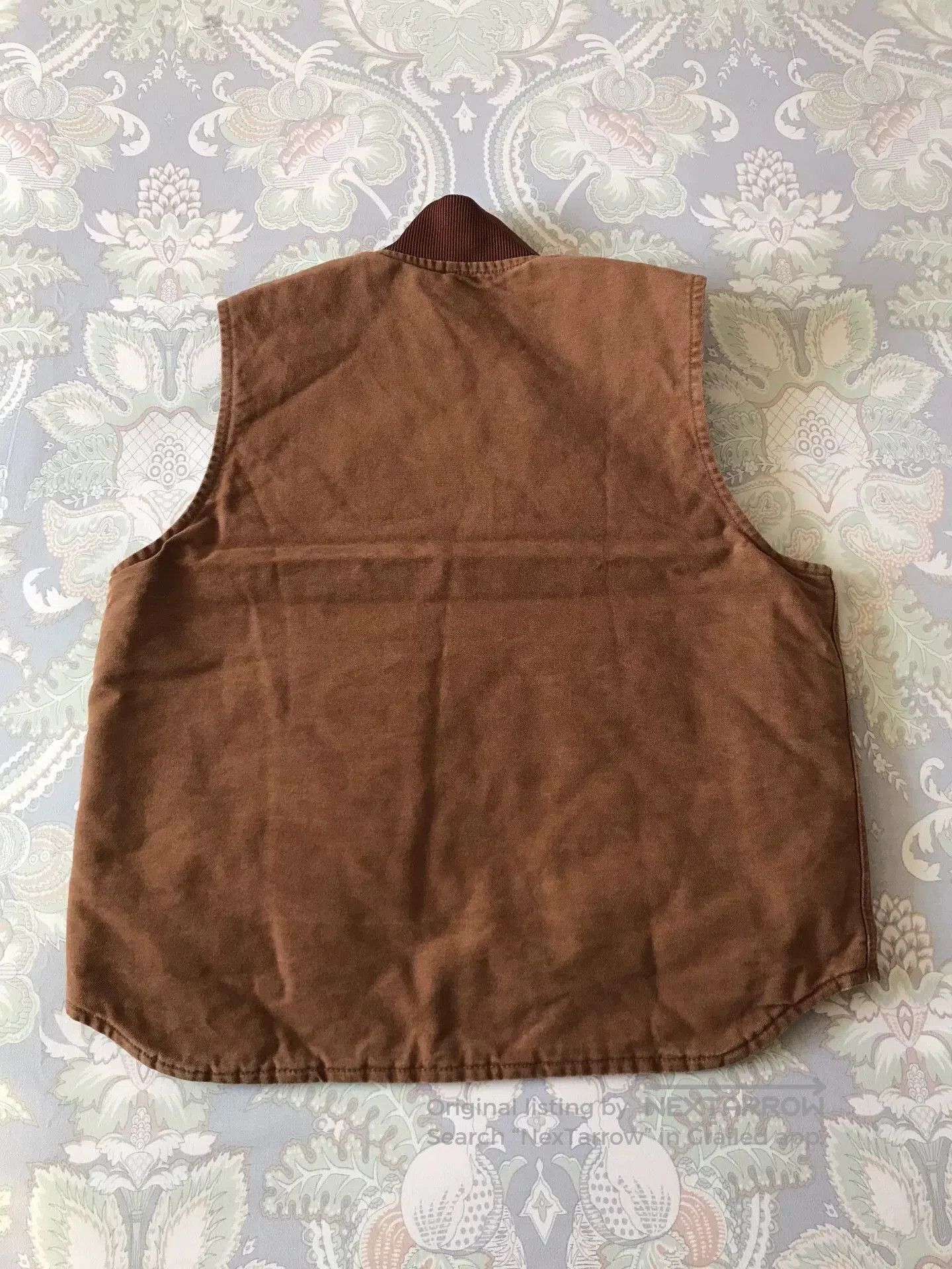 Carhartt Carhartt V02 Brown Washed Canvas Vest. Size US L / EU 52-54 / 3 - 2 Thumbnail