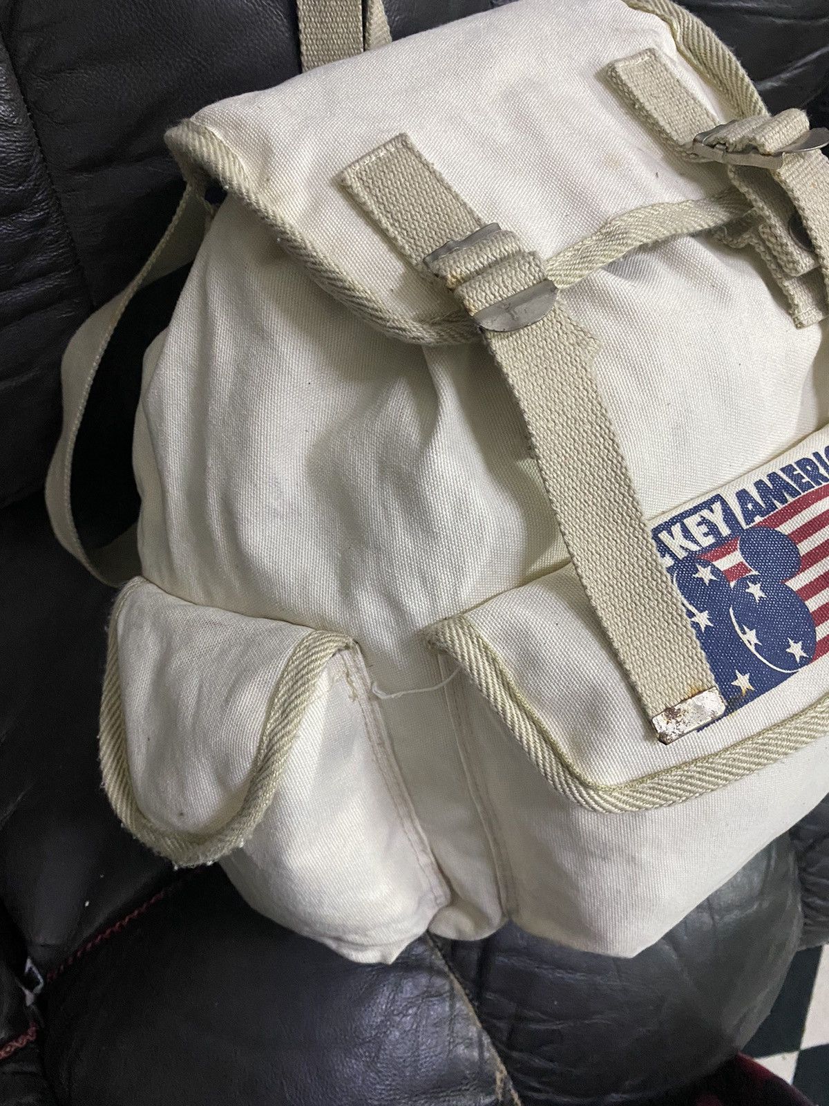 Mickey Mouse × Vintage Vintage Mickey Mouse America 90’s Disney Backpack Size ONE SIZE - 4 Thumbnail