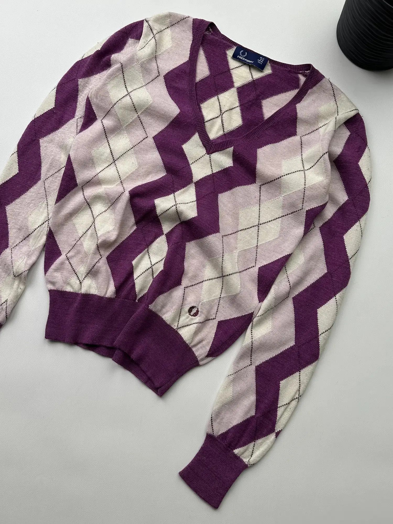 Fred Perry Fred Perry Vintage Sweater (22) Size S / US 4 / IT 40 - 3 Thumbnail