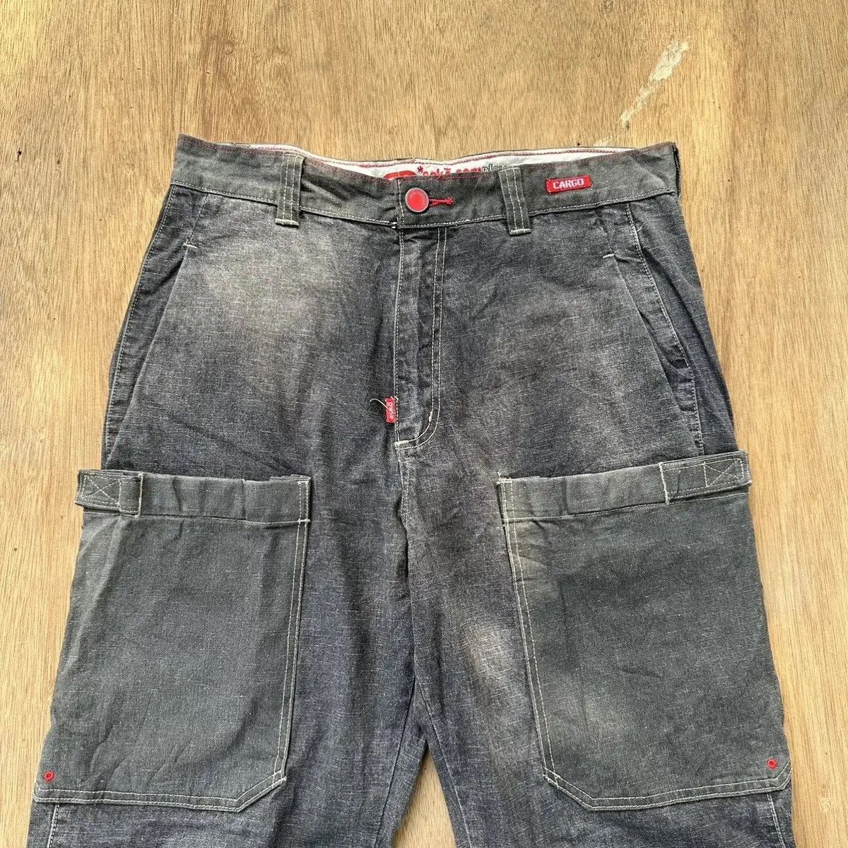 Ecko Unltd. CRAZY 🔥Y2K ECKO UNLTD. WORKWEAR JEANS BAGGY DENIM VERY RARE Size US 32 / EU 48 - 3 Thumbnail