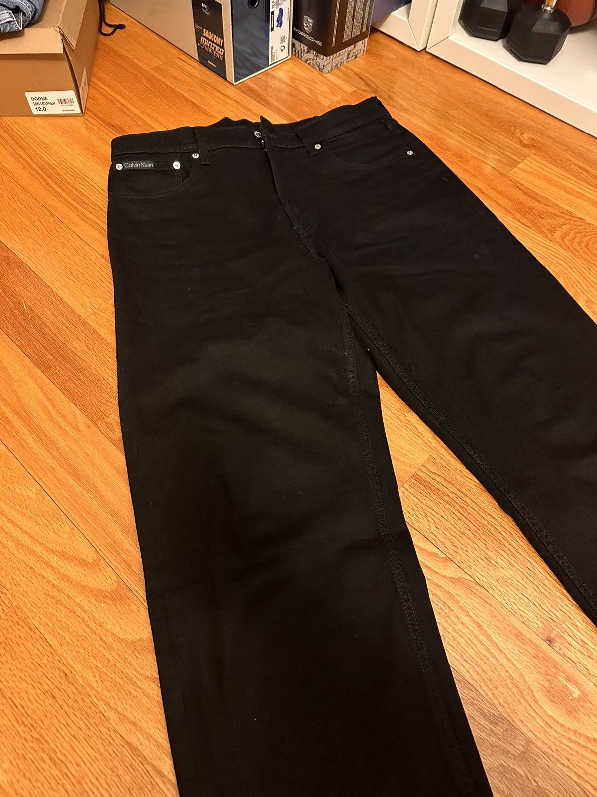 Calvin Klein Calvin Klein 90s Straight Fit Jeans Size US 36 / EU 52 - 3 Thumbnail