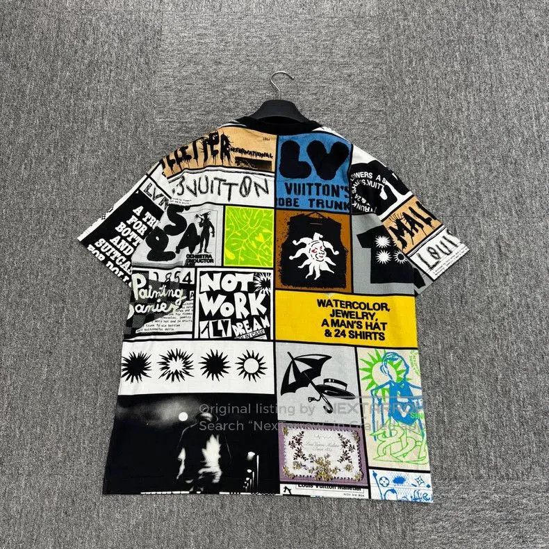 Louis Vuitton Louis Vuitton Comic Patchwork Short Sleeve. Size US XL / EU 56 / 4 - 2 Thumbnail