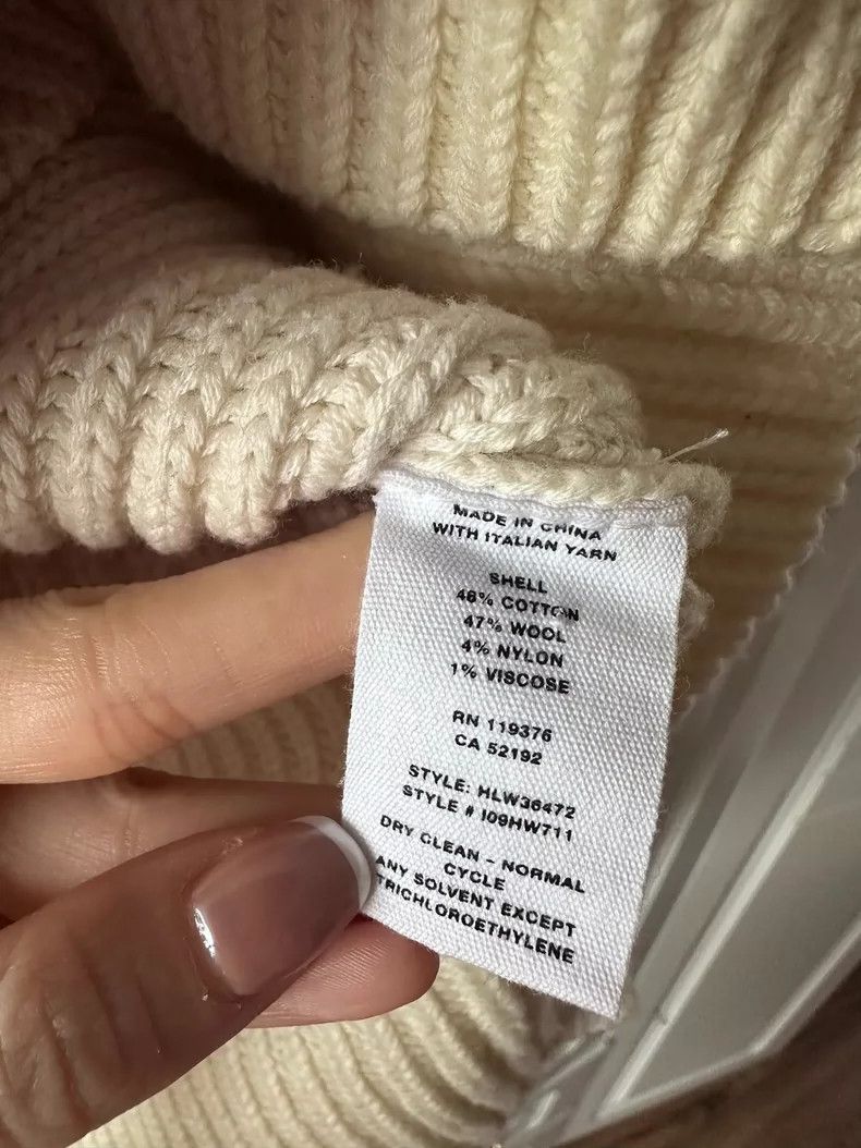 Helmut Lang HELMUT LANG Creamy white sweater Size M / US 6-8 / IT 42-44 - 2 Thumbnail