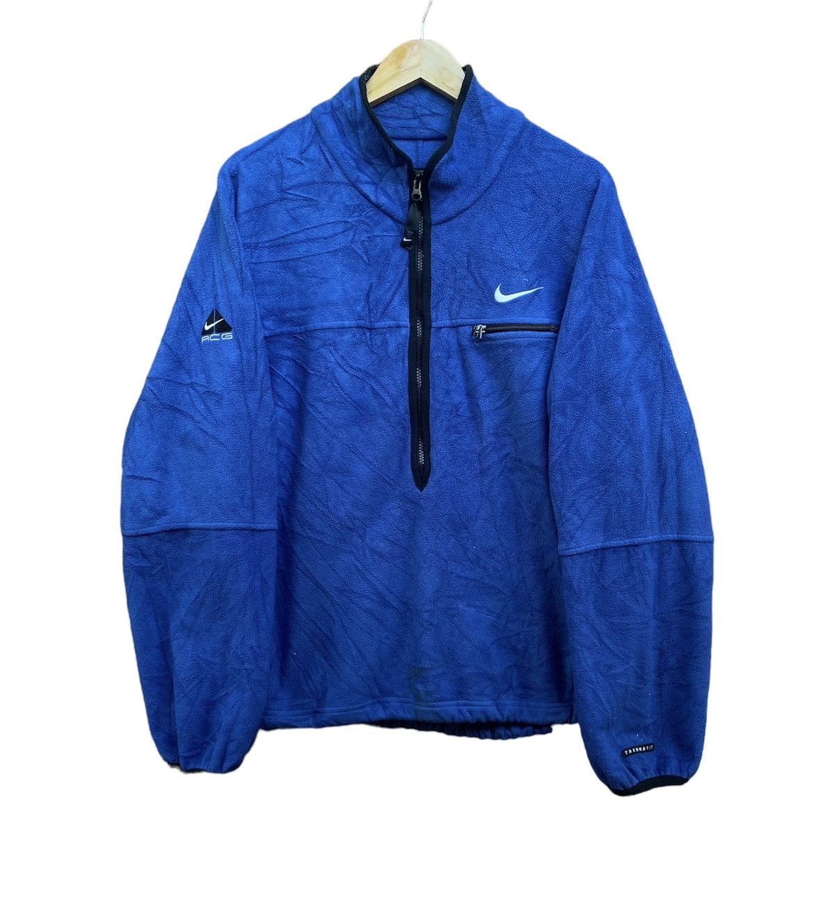 Nike Vintage Nike ACG Half Zipper Fleece Jacket Size US M / EU 48-50 / 2 - 3 Thumbnail