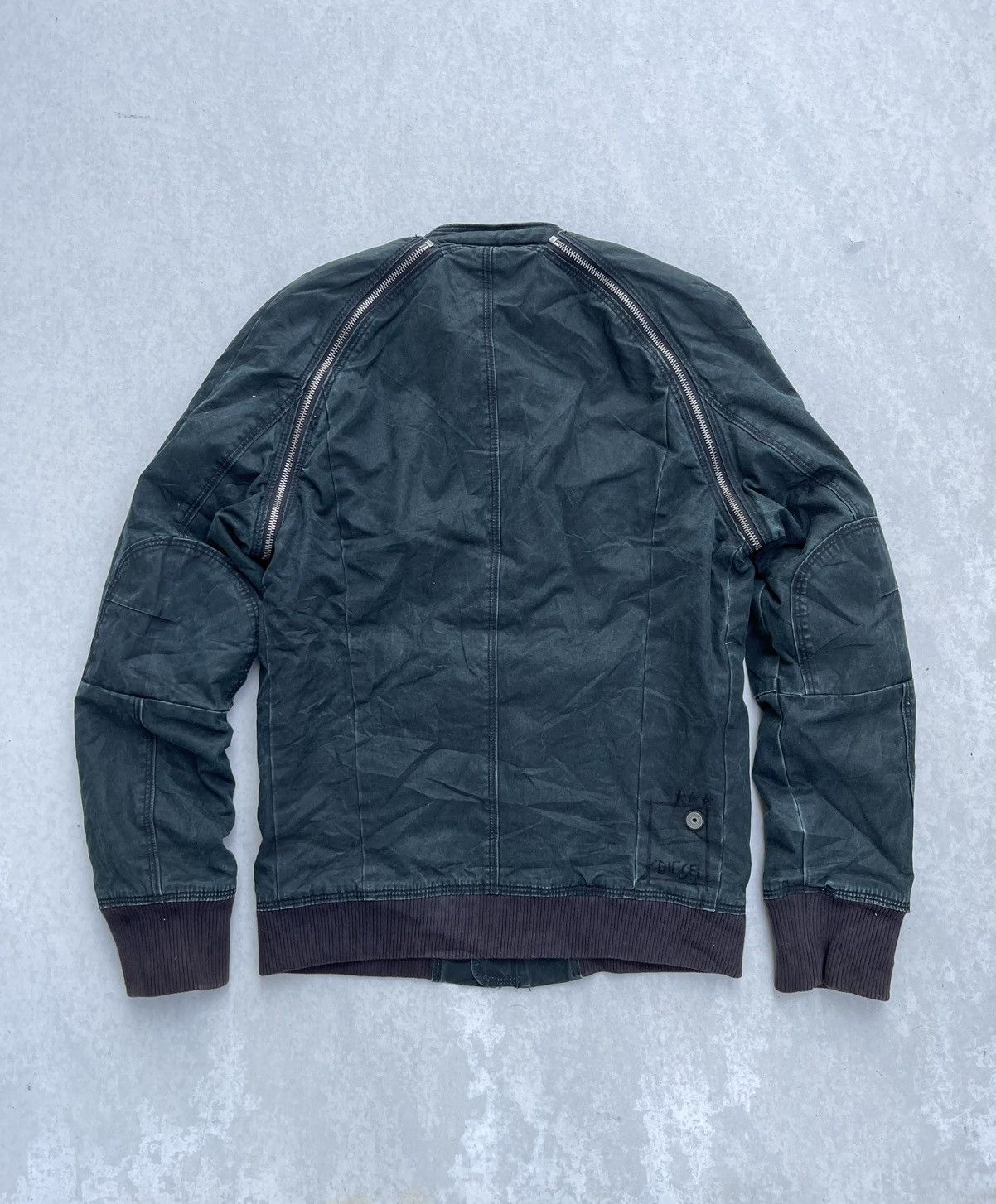Diesel 🔥RARE🔥 DIESEL DETACHABLE SLEEVE RAIDER JACKET Size US S / EU 44-46 / 1 - 10 Thumbnail