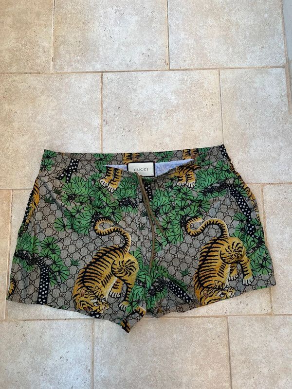 Gucci Gucci Bengal Tiger Swimming Shorts Grailed