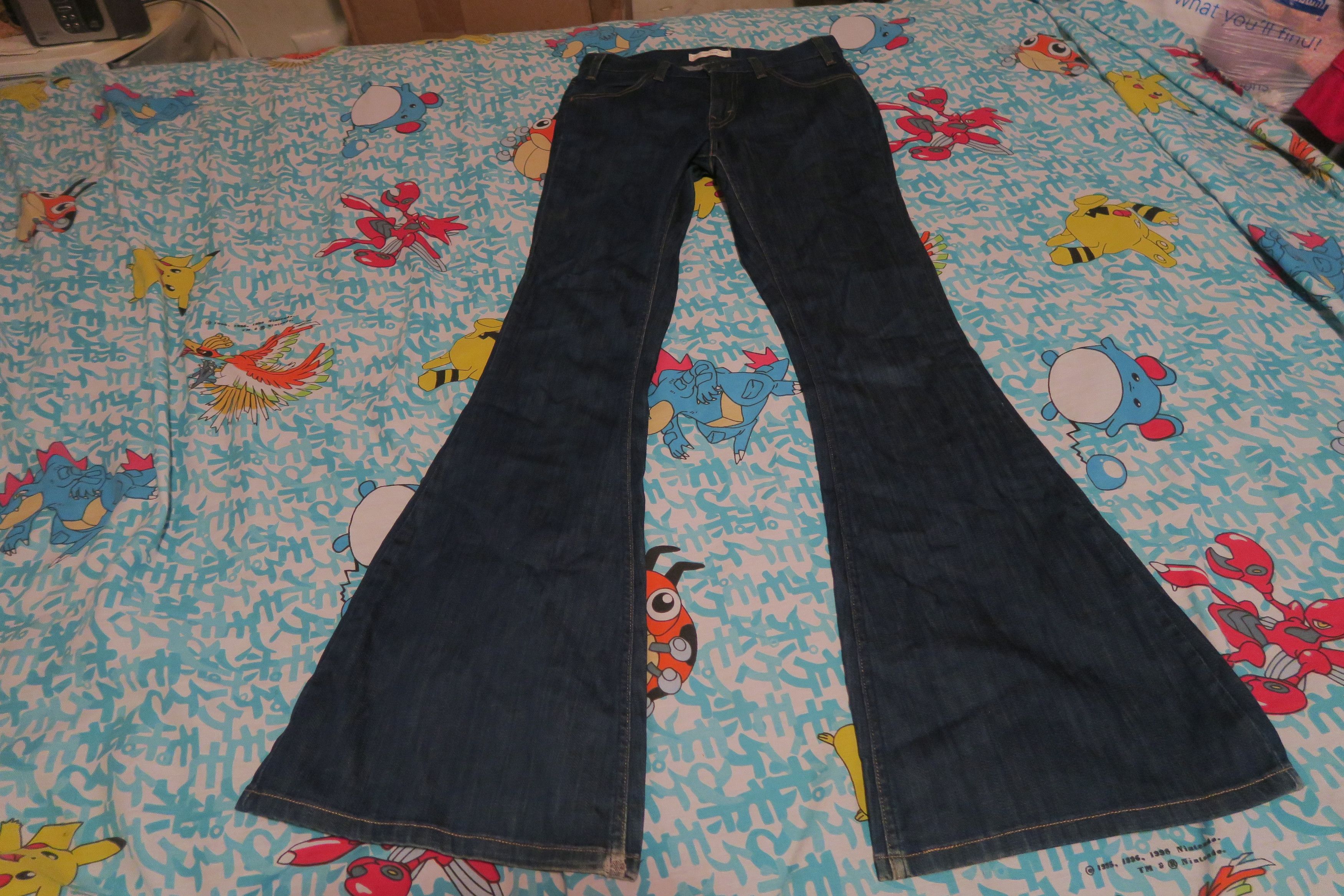 Levi's × Levi's Vintage Clothing Modern Levis 1970 Bell Orange Tab Bell Bottom Flare 29x34 Size 29" - 2 Thumbnail