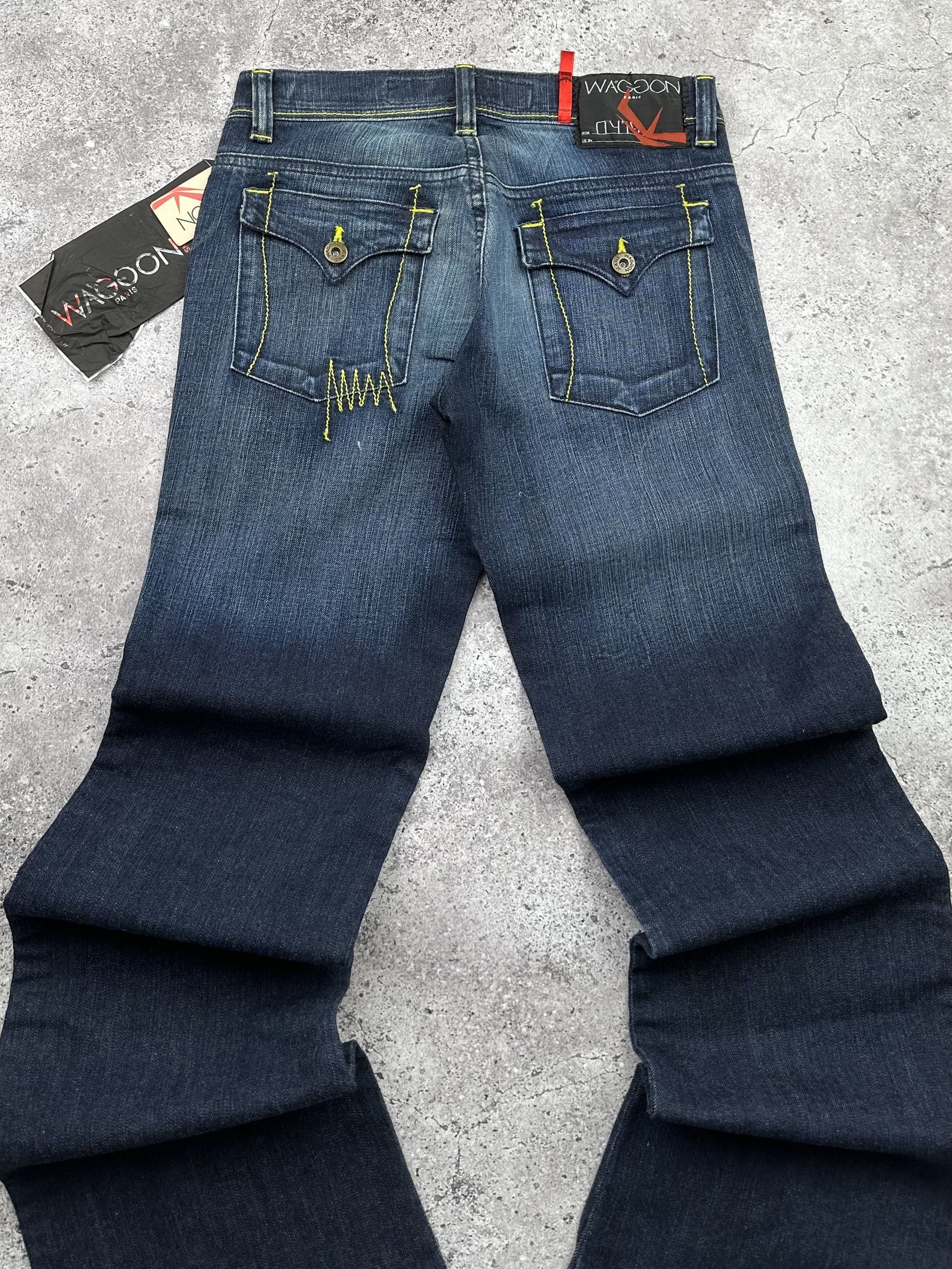 Japanese Brand Vintage Flare Jeans C579(V626) Size 25" / US 0 / IT 36 - 6 Thumbnail