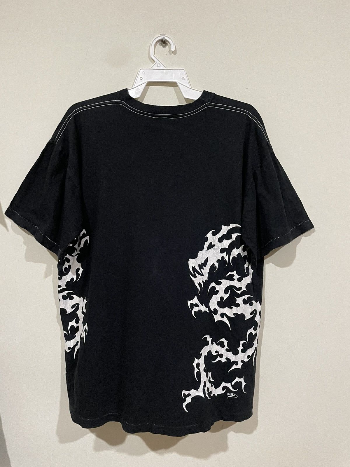 Vintage Vintage Dwell 90s Drill Skateboard Dwell Dragon Graffiti Tee Size US L / EU 52-54 / 3 - 4 Thumbnail