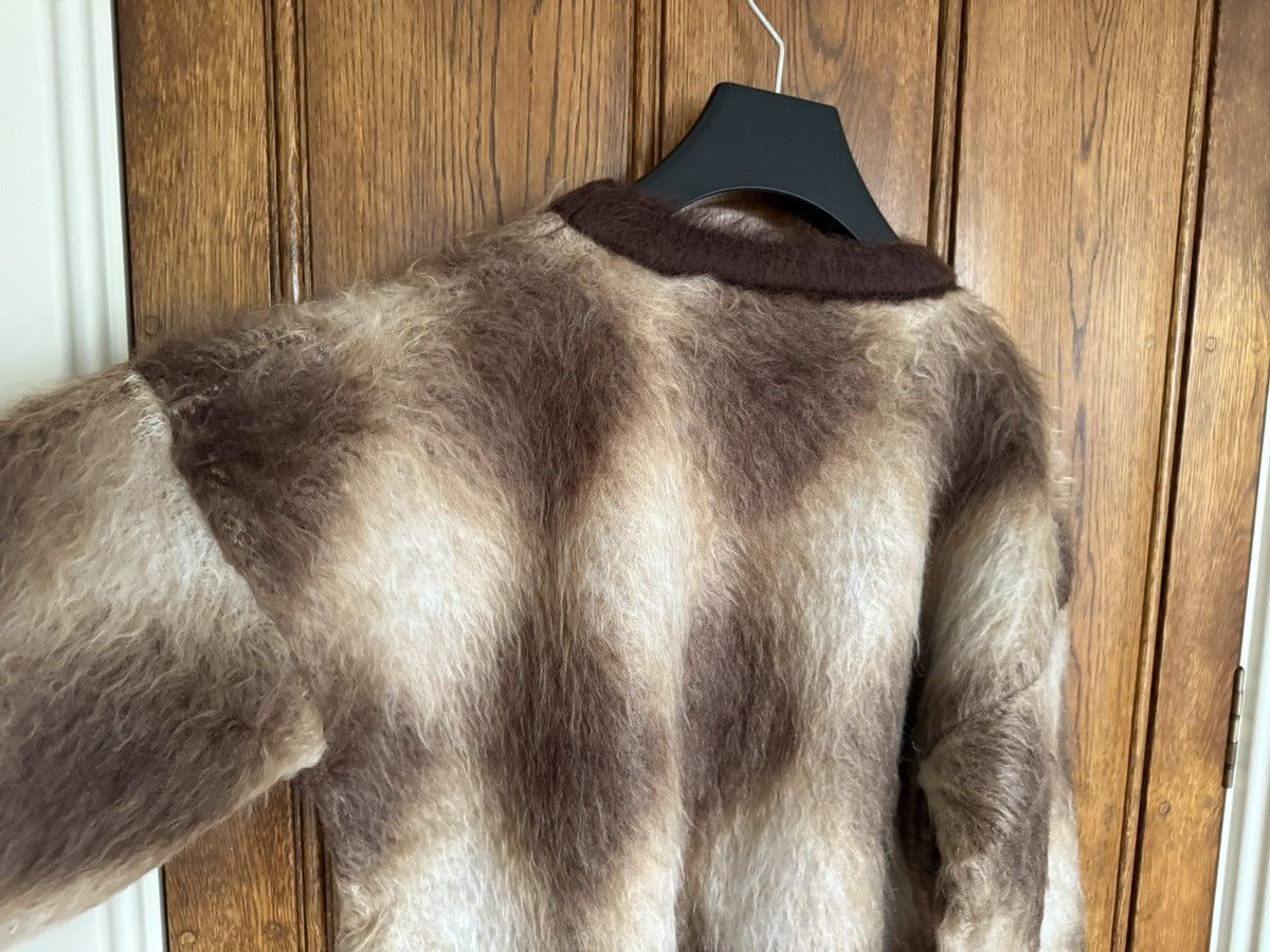 Celine $1.4k FW22 Celine argyle mohair blend fuzzy sweater M Hedi Size US M / EU 48-50 / 2 - 16 Thumbnail