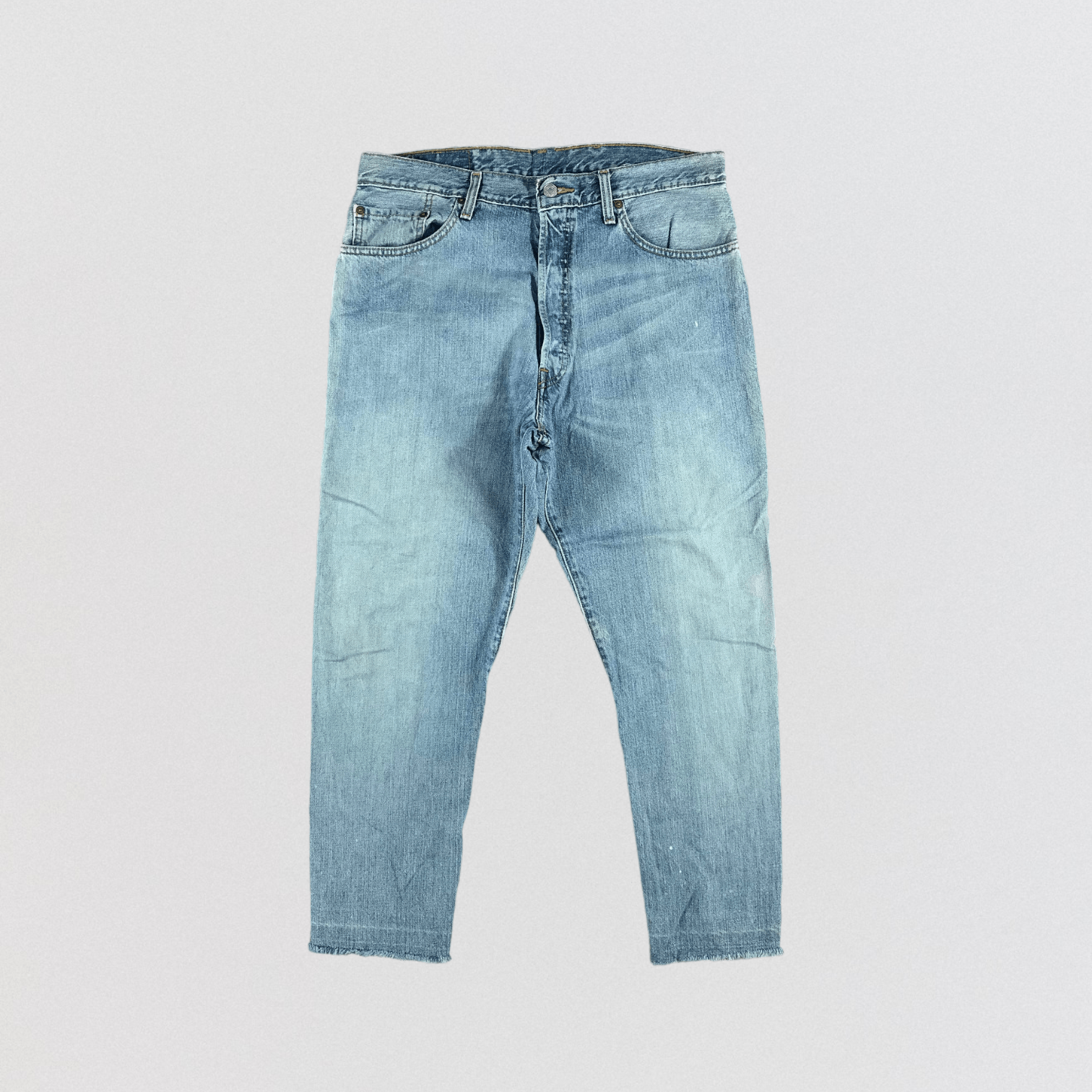 Levi's × Vintage 90s Vintage Light Wash Levis 501 Jeans-JM2180 Size US 35 - 1 Thumbnail