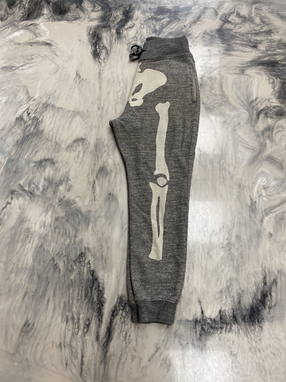 Kapital Kapital bones fleece sweatpants grey skeleton authentic Size US 32 / EU 48 - 14 Thumbnail