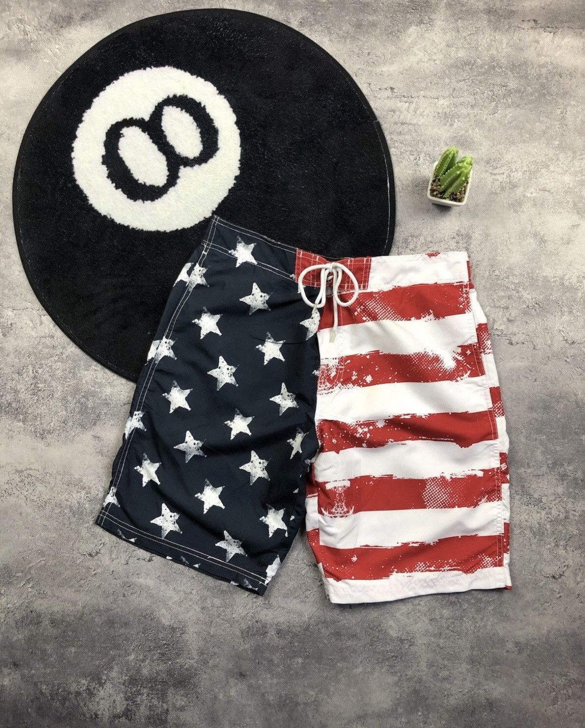 Other AMERICAN FLAG Hype Streetwear Casual Y2k Hype Shorts Rare Size US 26 / EU 42 - 1 Thumbnail