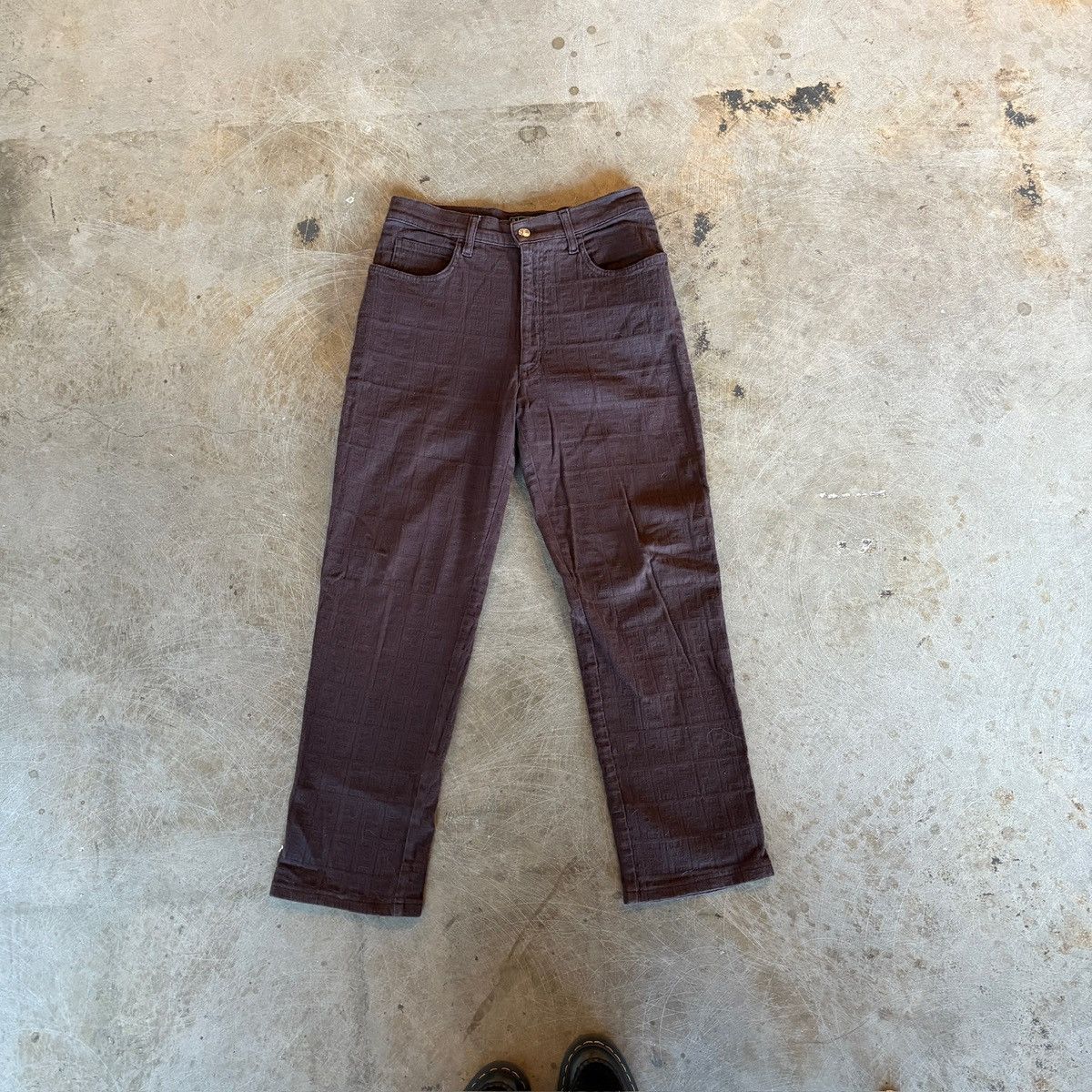 Fendi Vintage Fendi Pants Monogram Size 31" - 5 Thumbnail