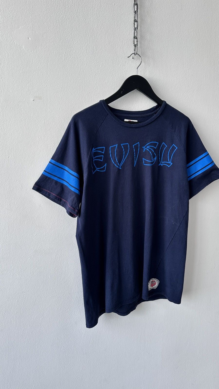 Evisu Vintage Evisu Genes T-Shirt Navy XXL Big Logo Y2K Streetwear Size US XXL / EU 58 / 5 - 3 Thumbnail