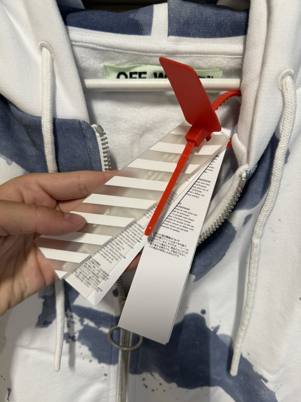 Off-White Off-White Rare FW16 Zip Hoodie EARLY VIRGIL ERA Size US M / EU 48-50 / 2 - 6 Thumbnail