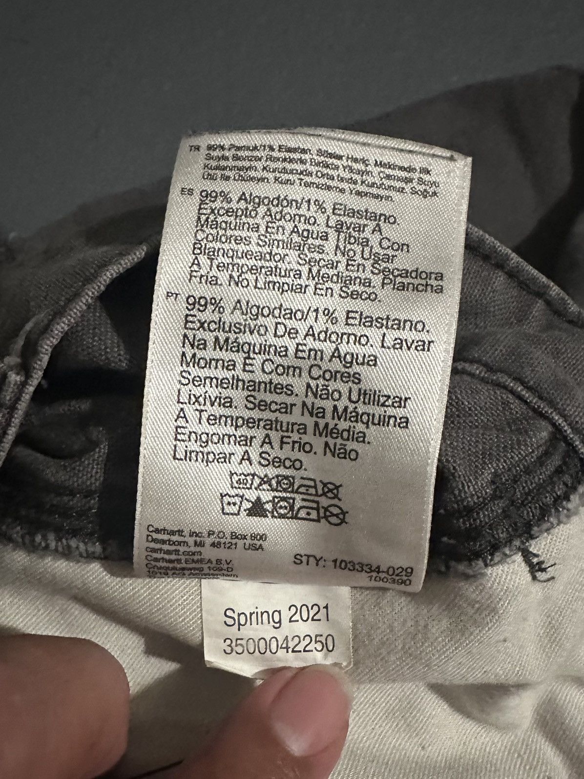 Carhartt Carhartt double knee relaxed grey pants size 38 x 30 Size US 38 / EU 54 - 8 Thumbnail