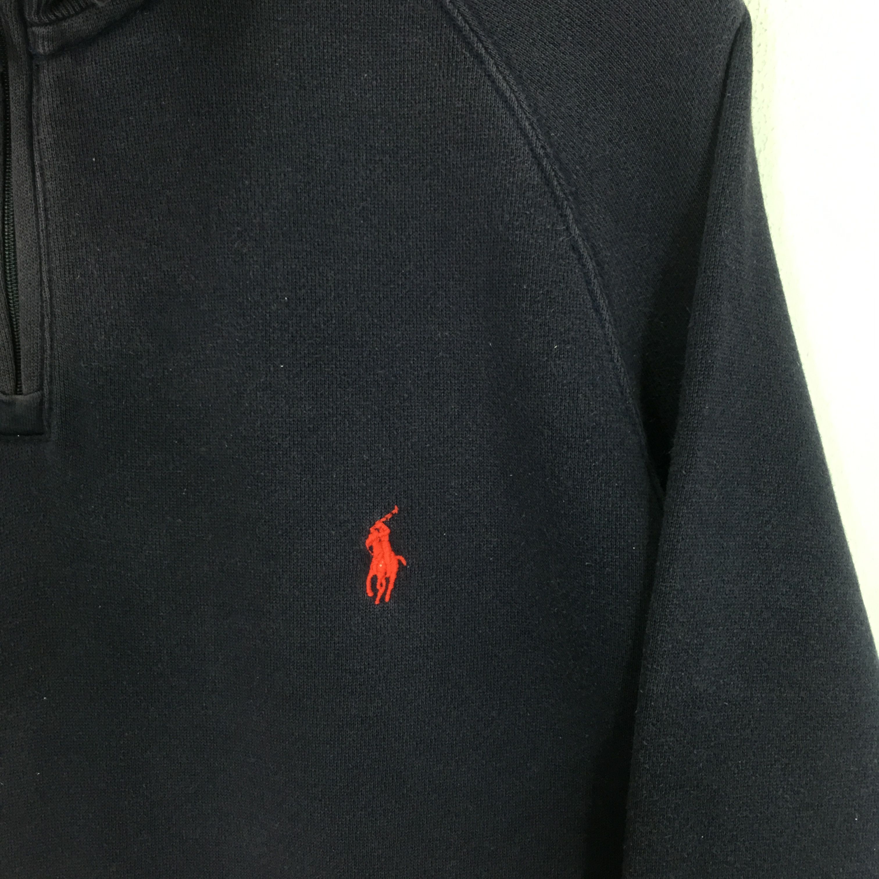 Polo Ralph Lauren Vintage 90's Polo Ralph Lauren Blue Sweatshirt - 1157 -- Size US L / EU 52-54 / 3 - 6 Thumbnail