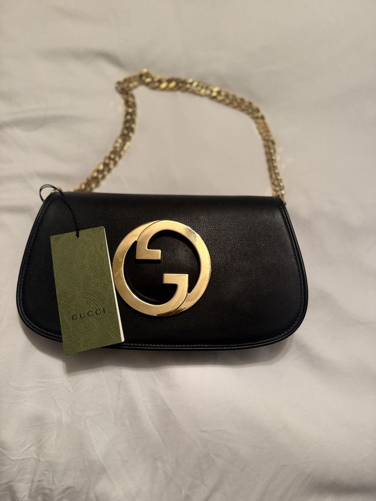 Gucci Gucci Blondie Mini Black Leather Gold Hardware – New w/ Tags Size ONE SIZE - 1 Thumbnail