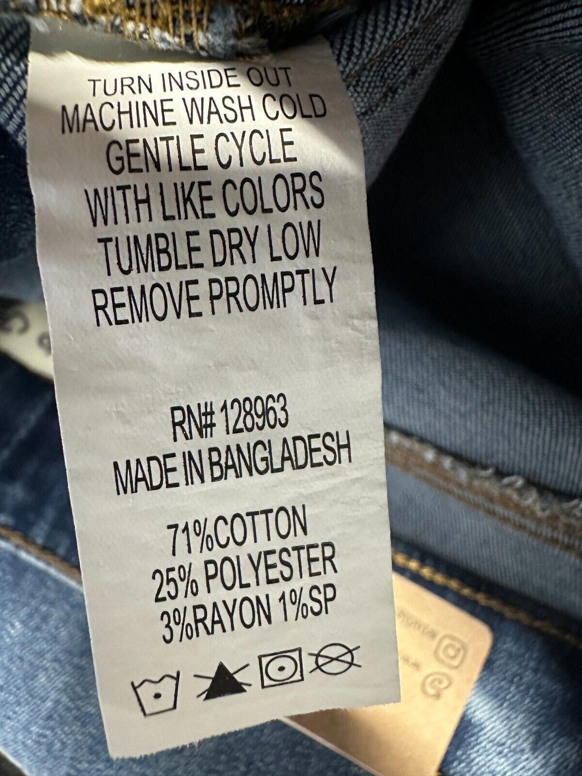 Designer Indigo Rein Ankle Length Denim Blue Jegging Girl size 10 Size 24" / US 00 / IT 34 - 7 Thumbnail