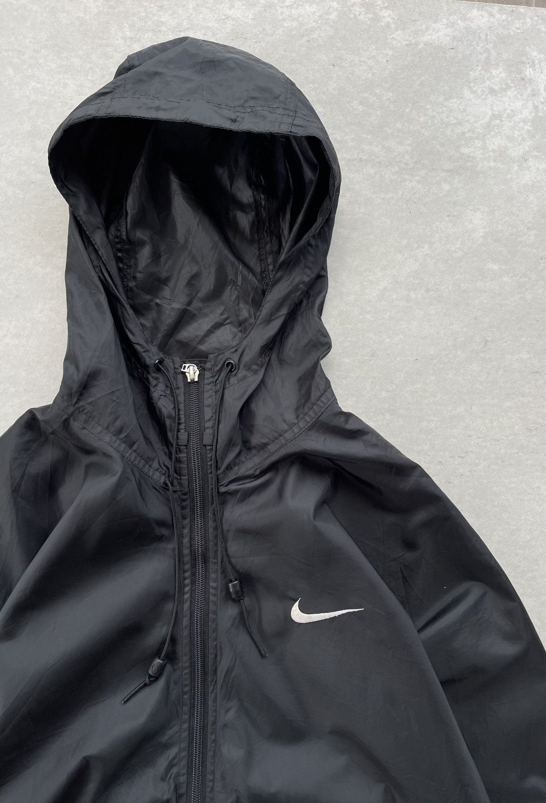 Nike 🔥Vintage 90's Nike Men's Big Logo Windbreaker Hood Jacket Size US M / EU 48-50 / 2 - 7 Thumbnail